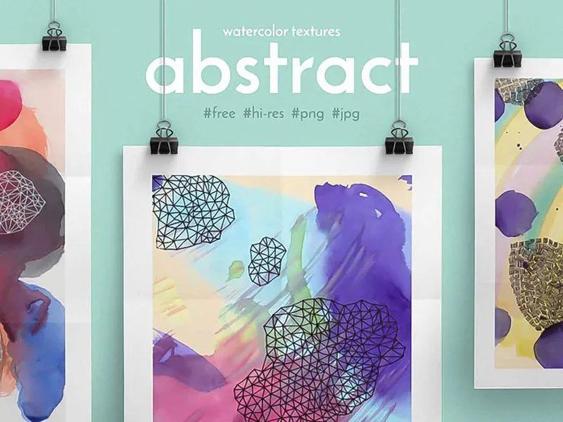 Abstract Watercolor Textures