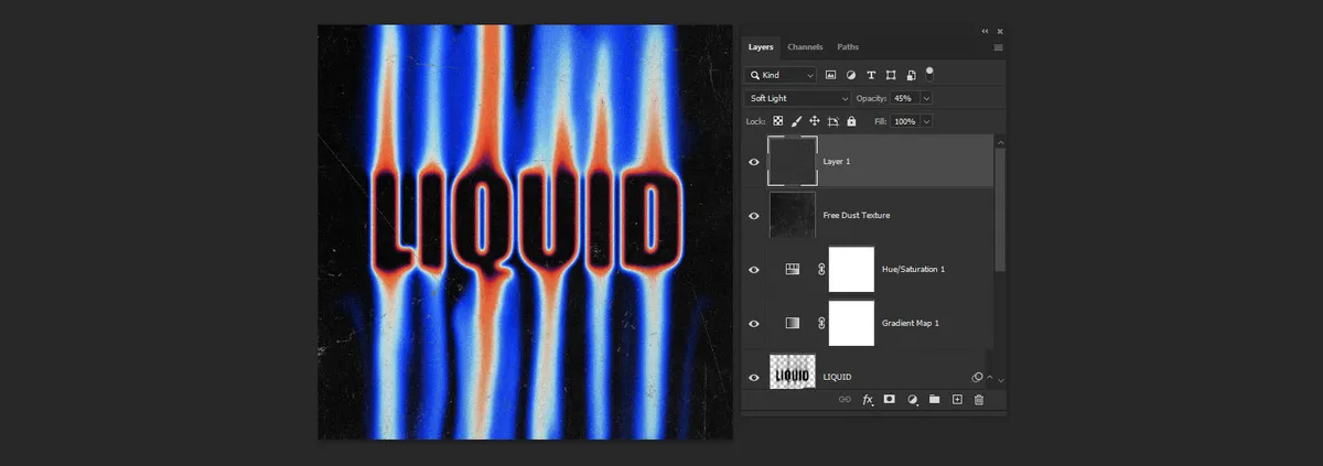 How To Create Melting Text Effect in Photoshop