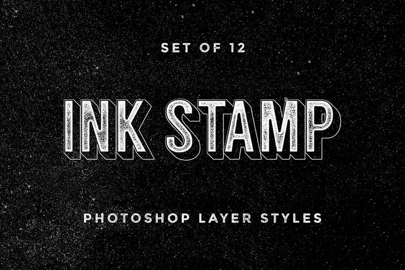 Ink Stamp Layer Styles