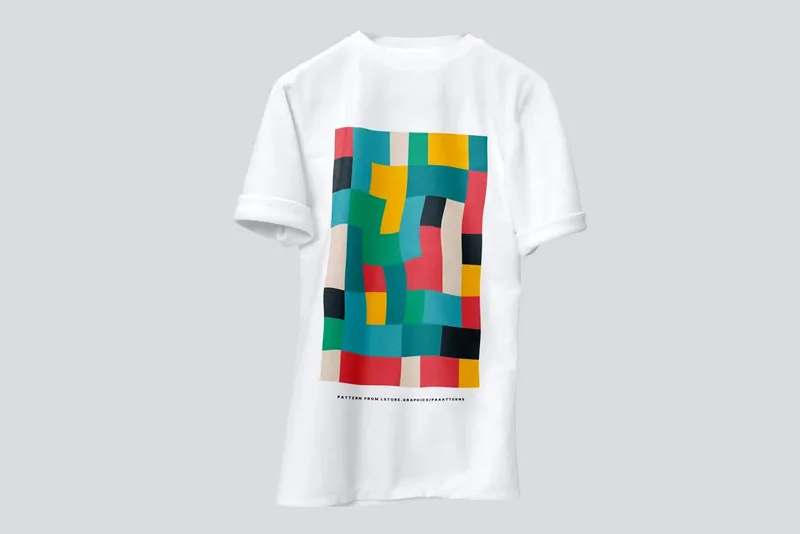Different Colors Free T-Shirt Mockup