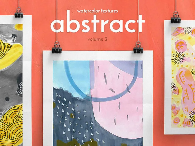 Abstract Watercolor Textures vol. 2
