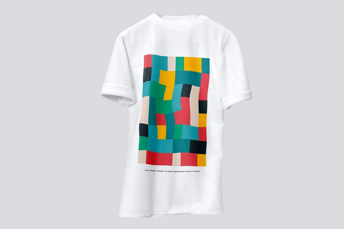 Different Colors Free T-Shirt Mockup