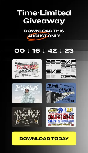 Pixelbuddha August Time-Limited Giveaway — six design products, available for subscribers this month
