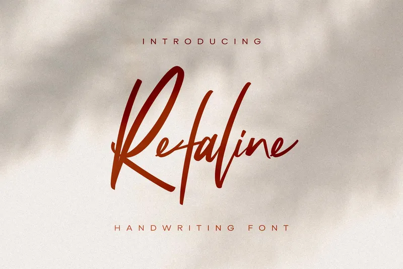 Refaline Script Font