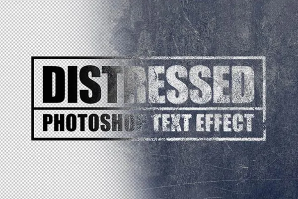 How To Create Distressed Text in Photoshop
