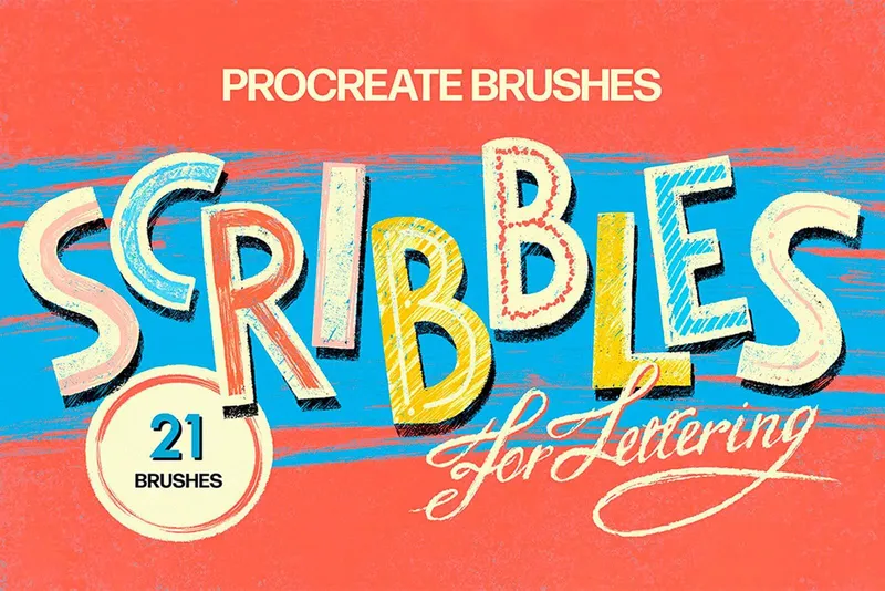 Crayon and Pencil Procreate Brushes