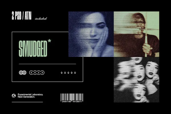 Smudged Gloomy Photoshop Kit