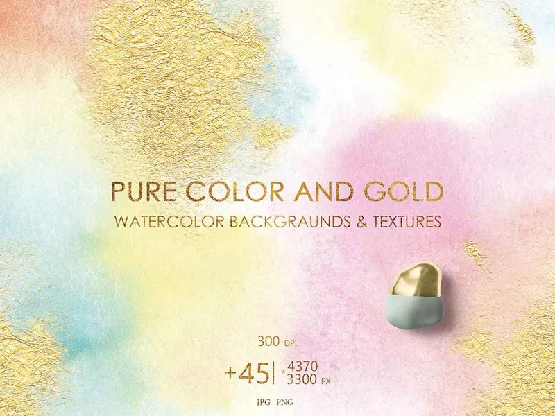 Watercolor Backgrounds and Textures