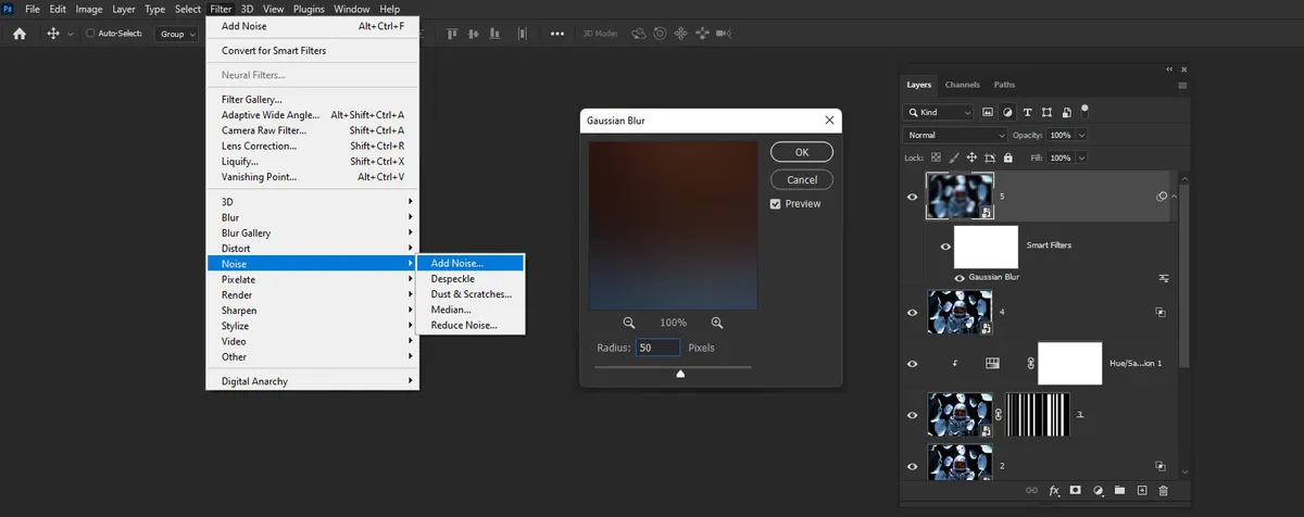 Glitch Effect in Photoshop