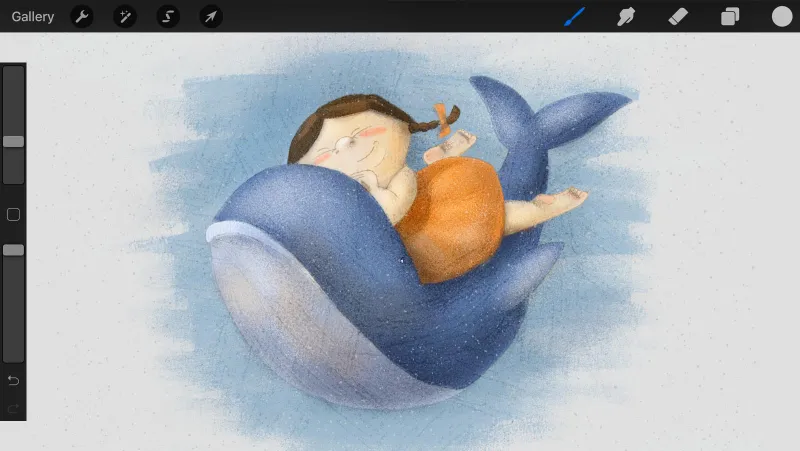 How to Create Illustration With Artista Procreate Brushes