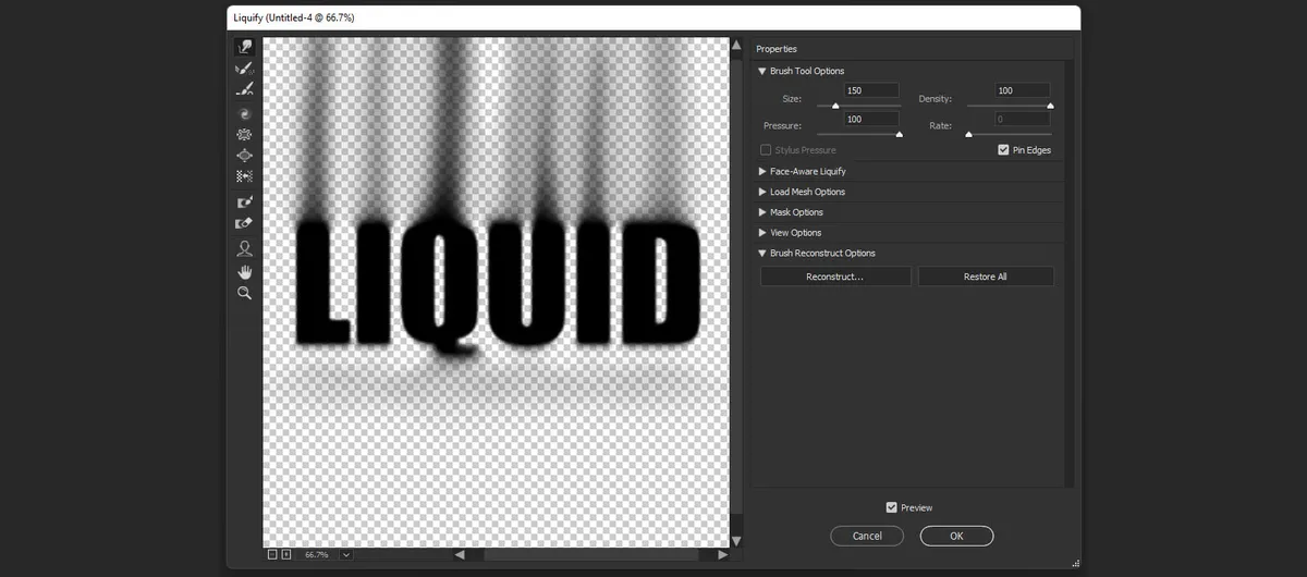 How To Create Melting Text Effect in Photoshop
