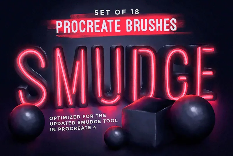 Smudge Procreate Brushes Set