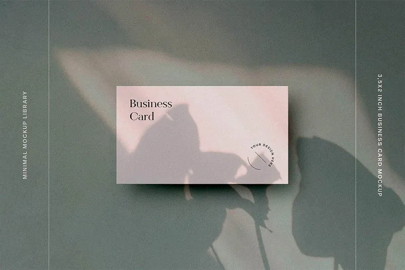 3,5X2 Inch Business Card Mockups