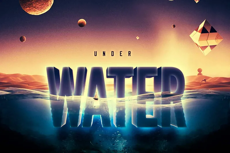Underwater Text Effect