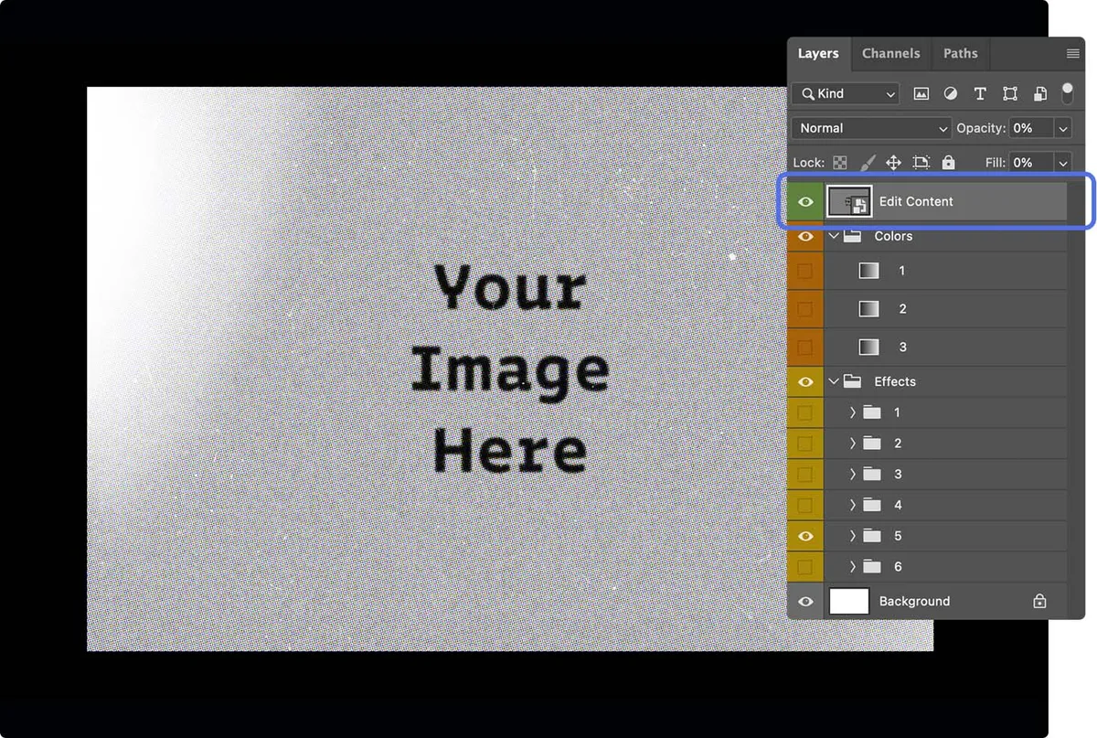 Changing the Placeholder of the Smart Object with Your Image