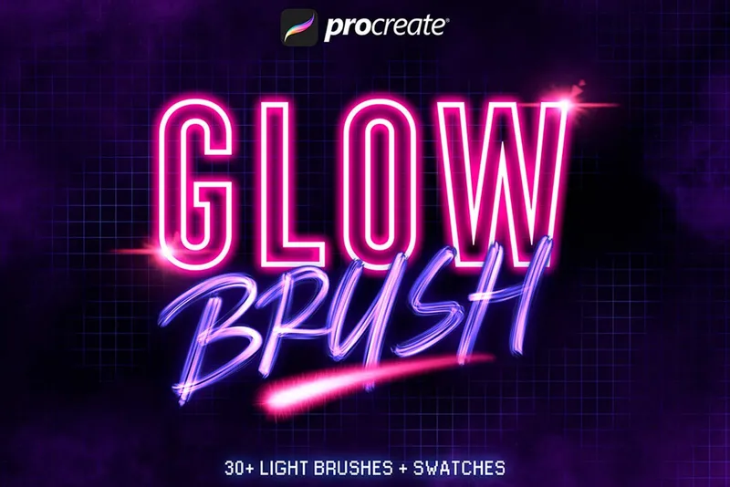 Glow Procreate Brushes