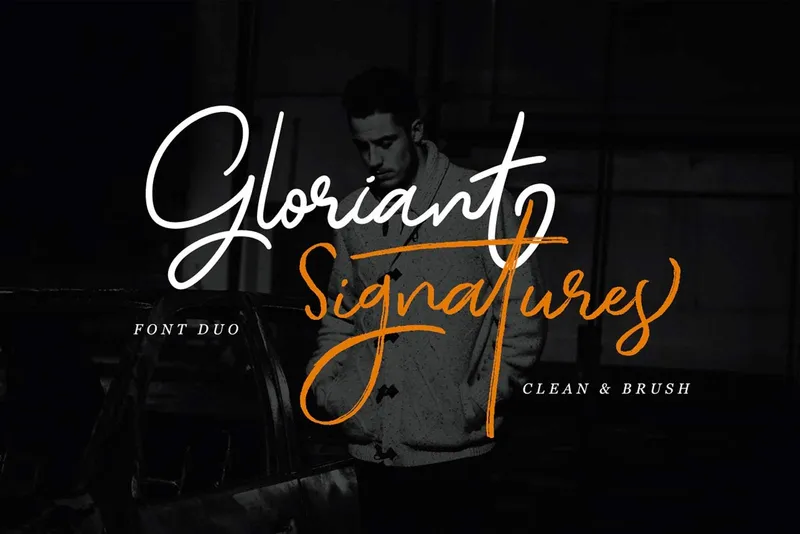 Gloriant Signature Font Duo