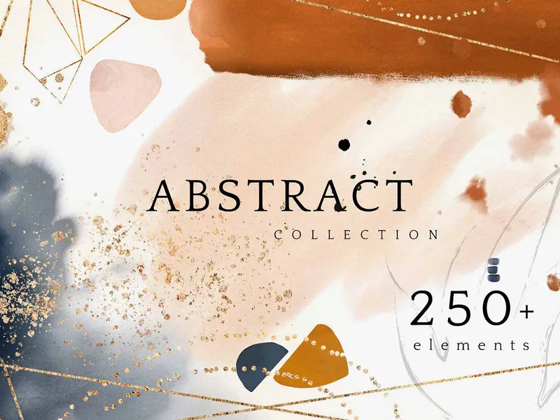 Abstract Collection Watercolor Art