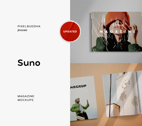 Suno Magazine Mockup Kit