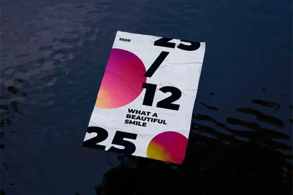 Soaking Poster Mockup