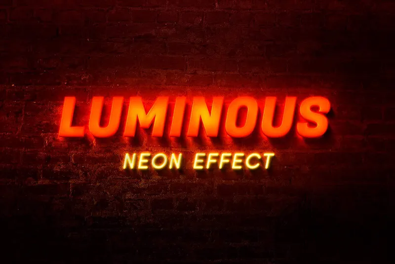 Luminous Neon Text Effect