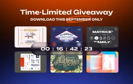 Pixelbuddha July Tim-Limited Giveaway — six massive design products, available for subscribers this month.