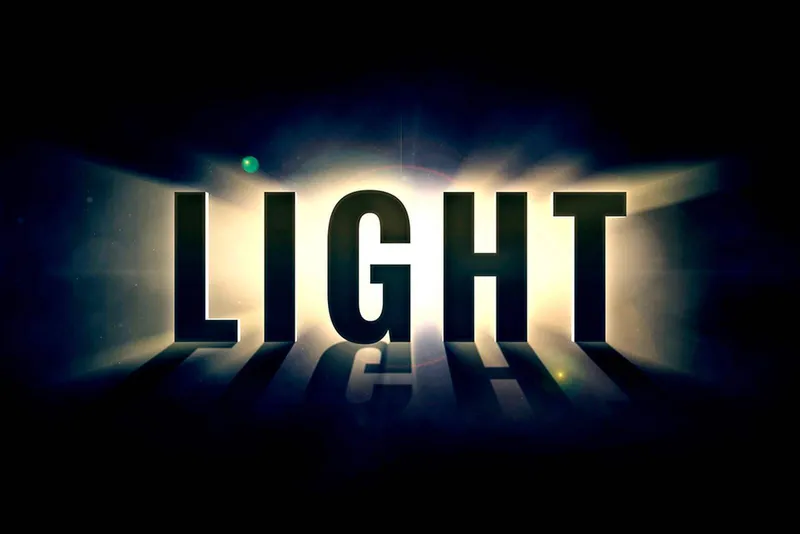Illuminating Light Text Effect