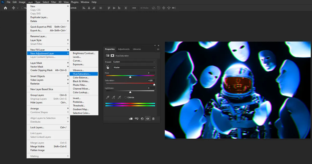 Glitch Effect in Photoshop