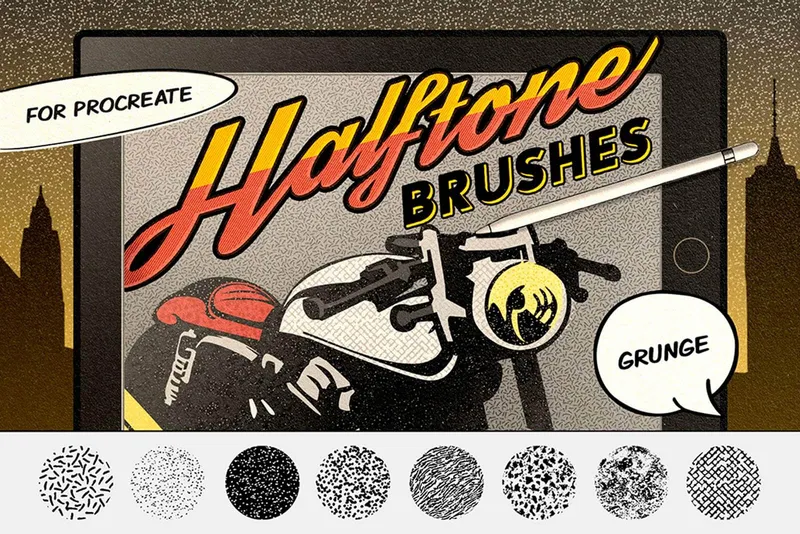 Comics Grunge Procreate Brushes