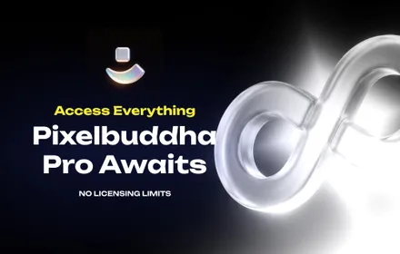 Pixelbuddha Pro — unlimited downloads with no licensing limits.