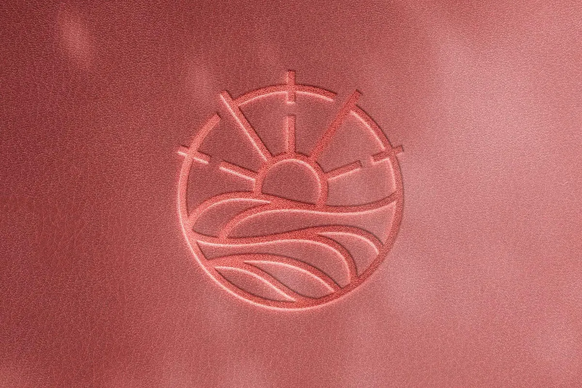 Leather Debossed Logo Mockup
