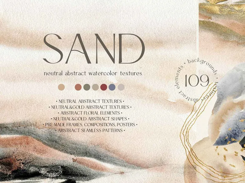 Sand — Neutral abstract textures