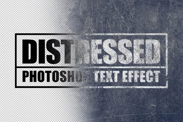 How To Create Distressed Text in Photoshop