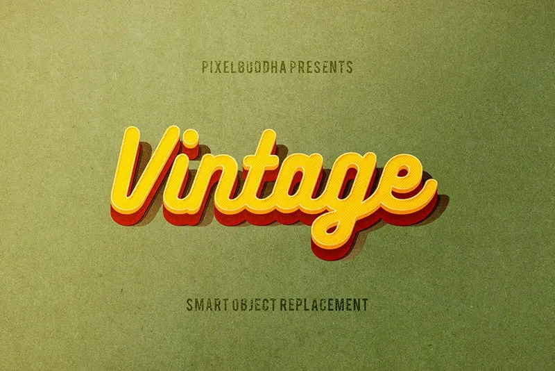 Classic Vintage Text Effect