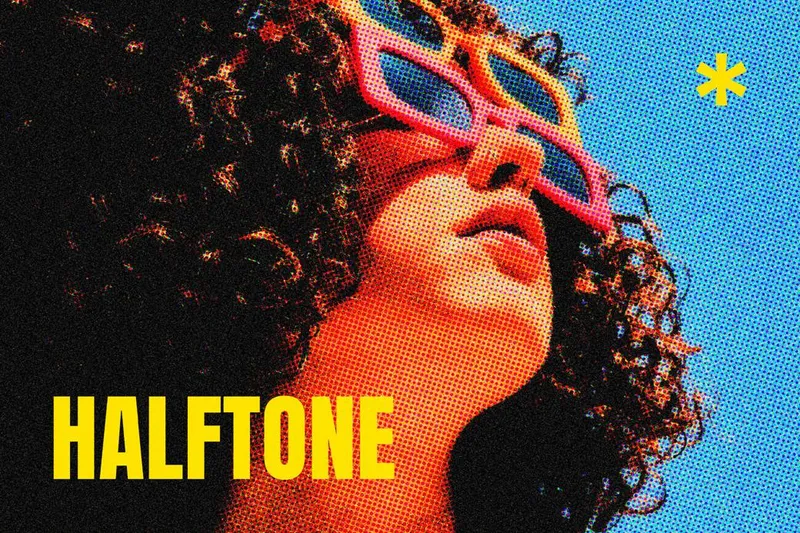 Comic Halftone Photo Effects