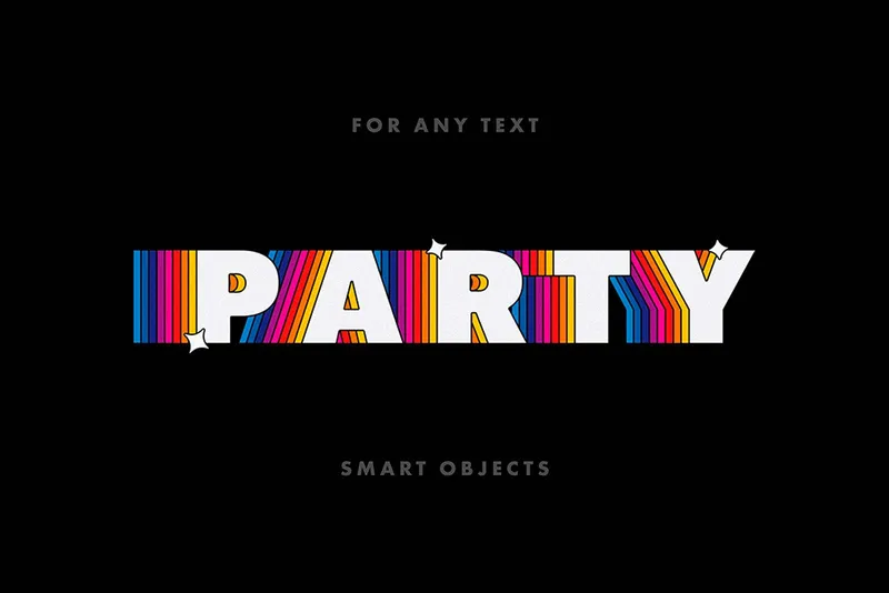 Retro Toon Text Effect