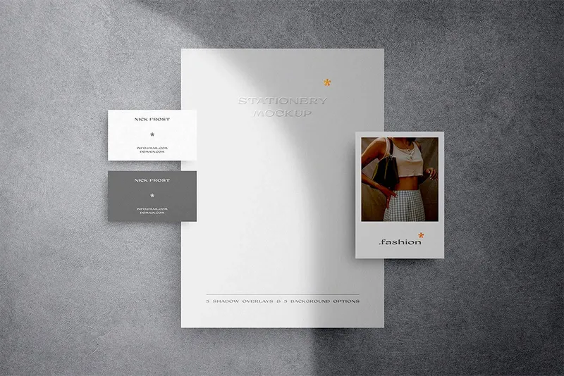 Chic Stationery Mockup