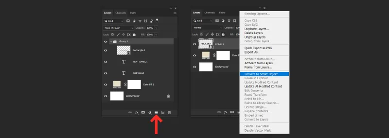 Distressed Text in Photoshop