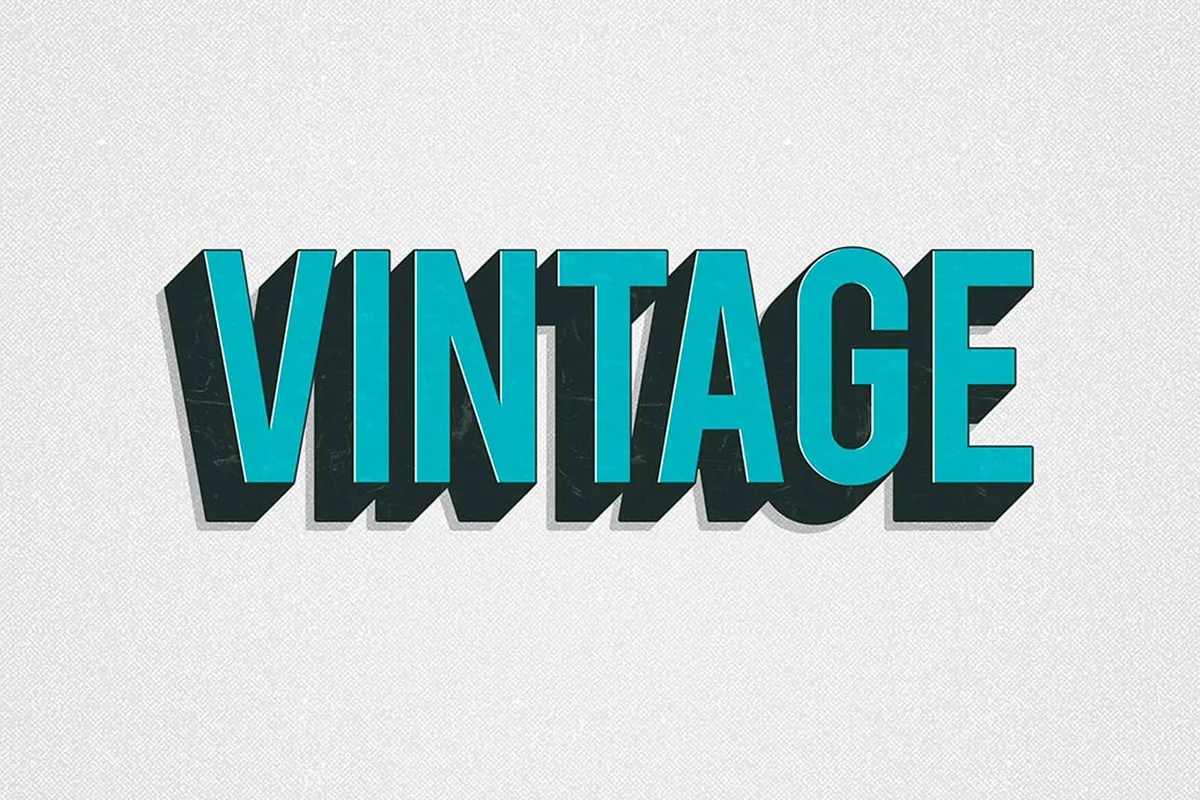 Vintage Photoshop Layer Styles