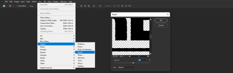Distressed Text in Photoshop