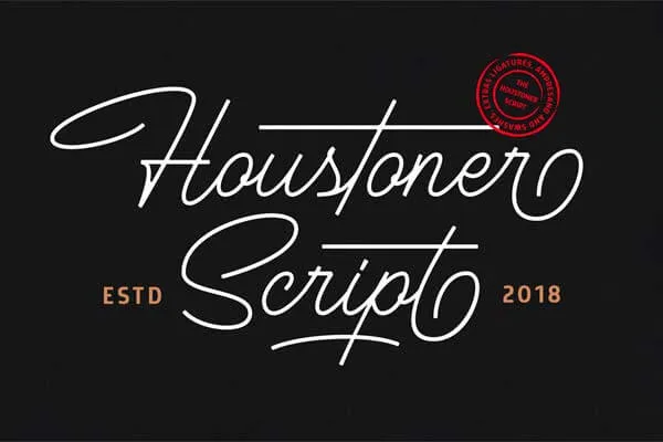 Houstoner Script Font