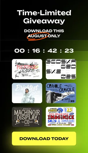 Pixelbuddha August Time-Limited Giveaway — six design products, available for subscribers this month