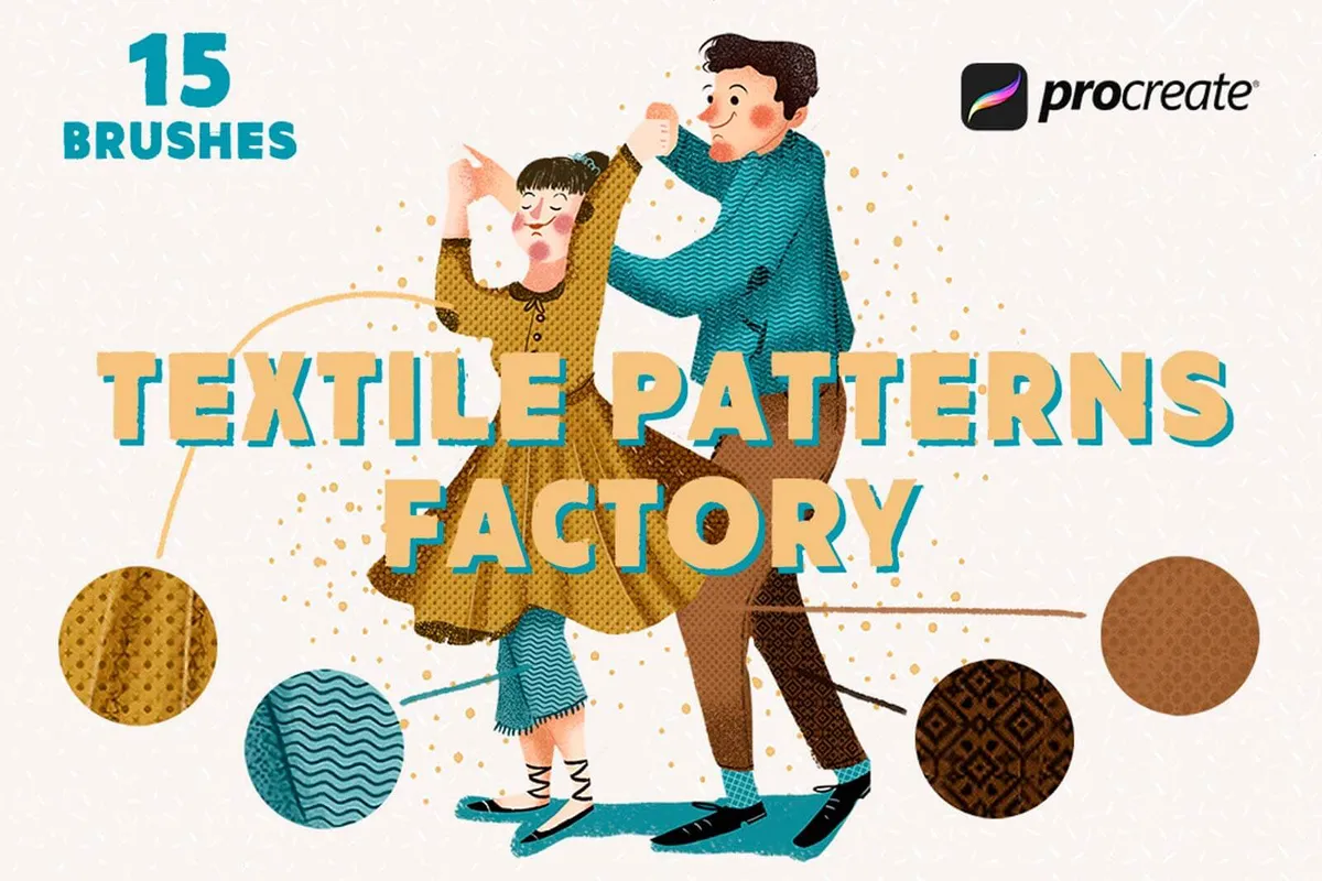 Textile Factory Procreate Brushes