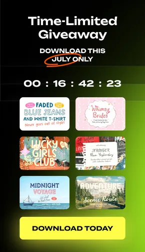 Pixelbuddha July Time-Limited Giveaway — six massive design products, available for subscribers this month