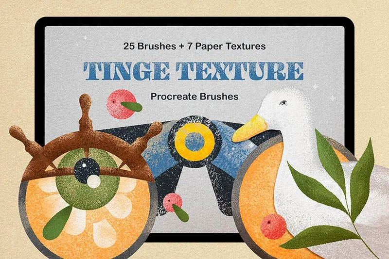 Tinge Texture Procreate Brushes