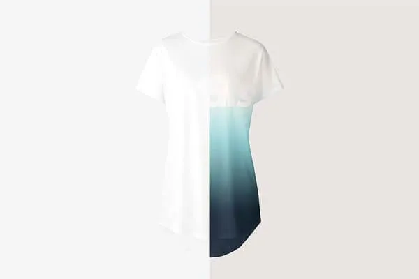 Longline T-Shirt Mockup Set