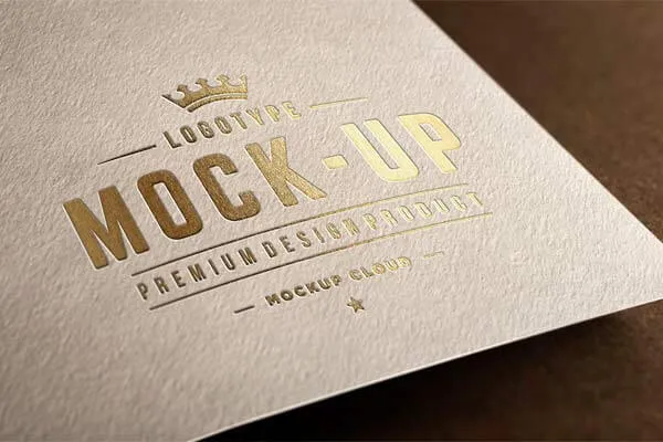 Close-up Logo Mockups