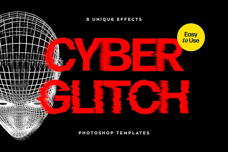 Displaced Distortion Text Effects