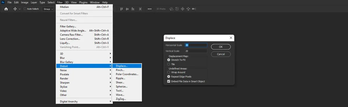 Distressed Text in Photoshop