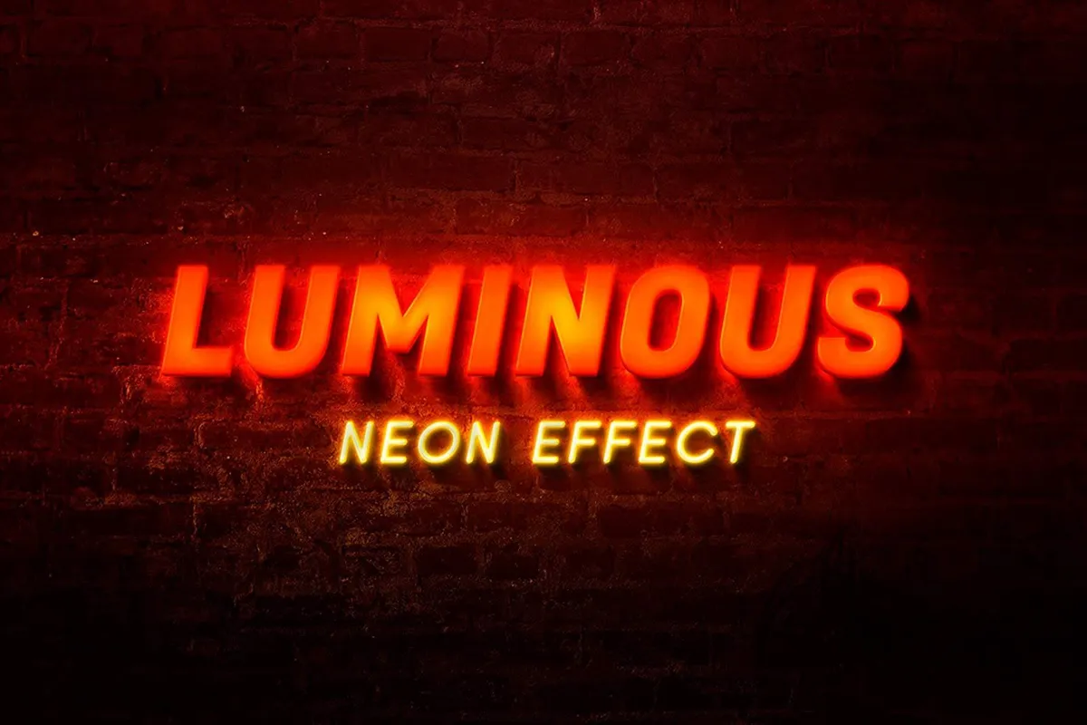Luminous Neon Text Effect